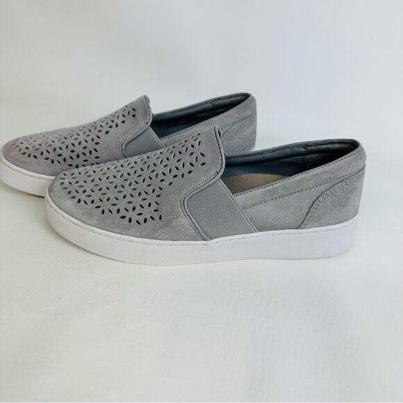 Vionic Womens Shoes Grey Splendid Kani Slip-On Loafers Comfort Sneaker Size 6 - Picture 2 of 13